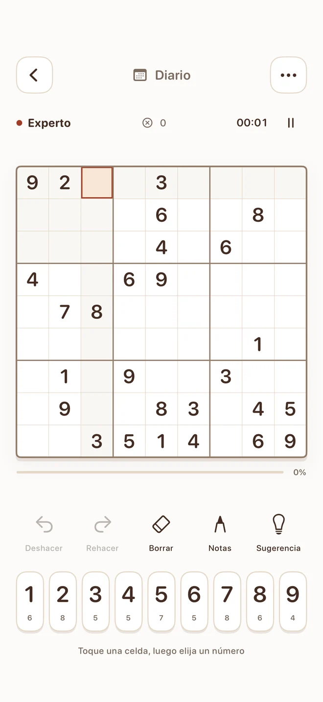 Tiny Sudoku — Encuentra tu reto.