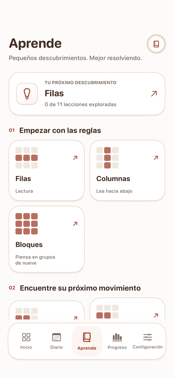 Tiny Sudoku — La mejor pista es entenderlo.