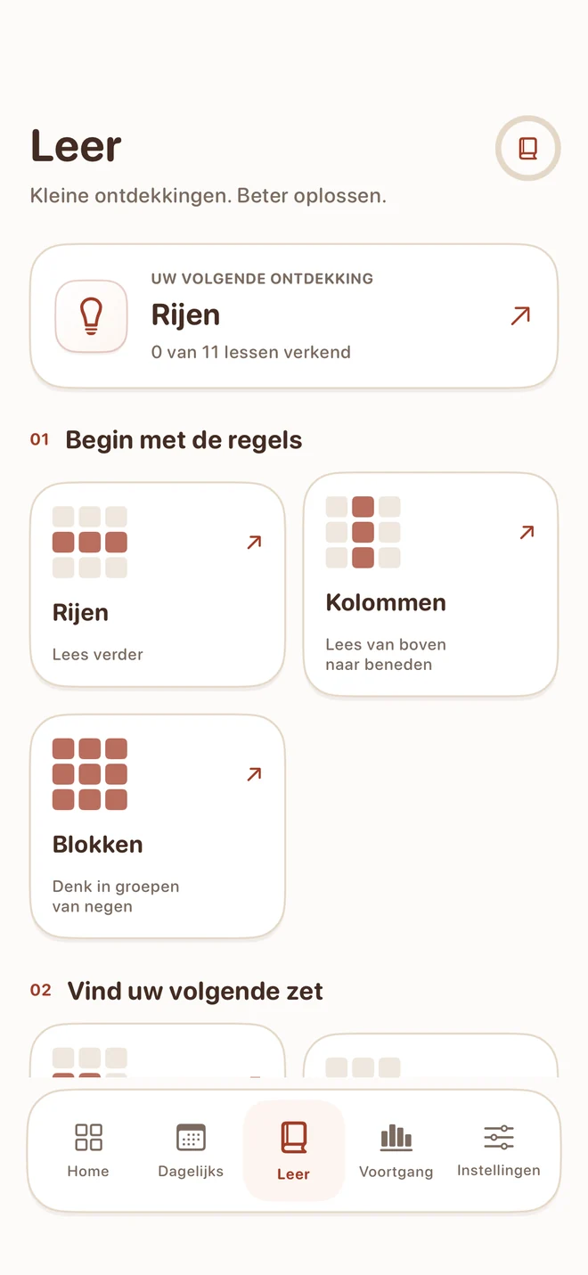 Tiny Sudoku — De beste hint is een aha-moment.
