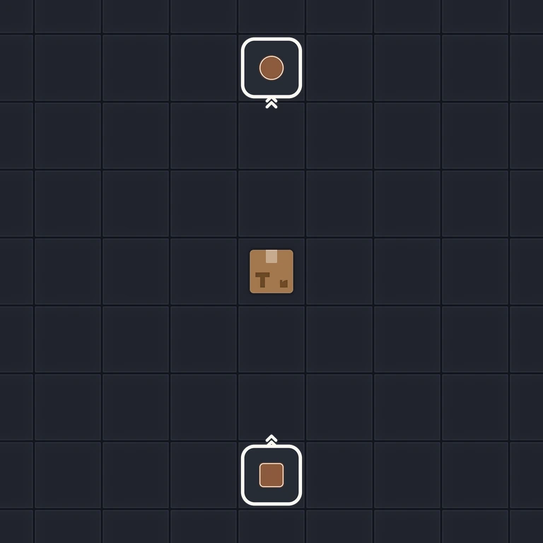 Original Tiny Trains level 4 puzzle board