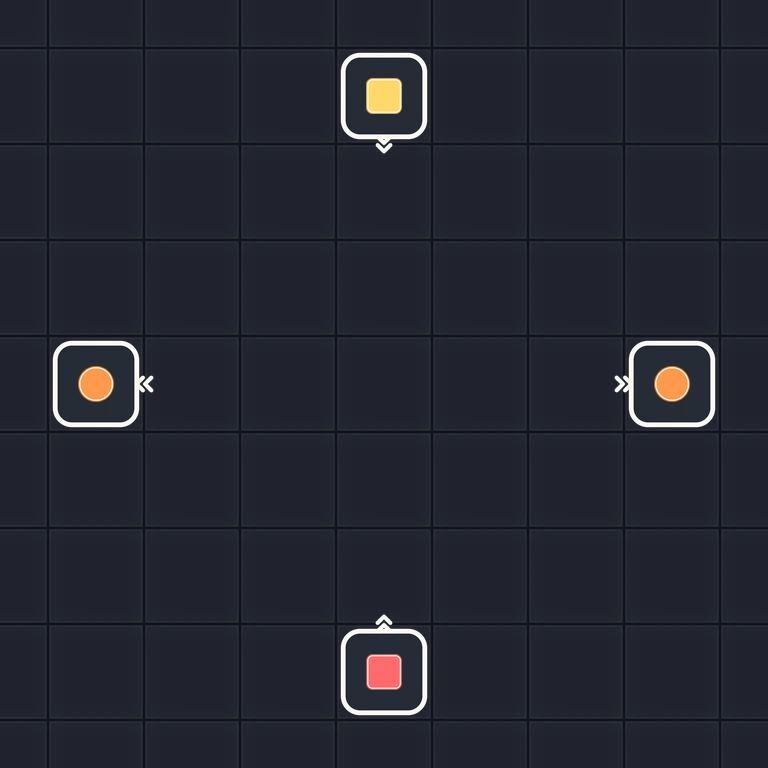 Original Tiny Trains level 12 puzzle board