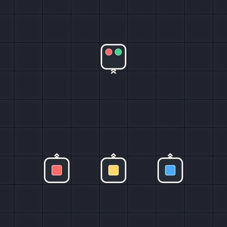 Original Tiny Trains level 20 puzzle board