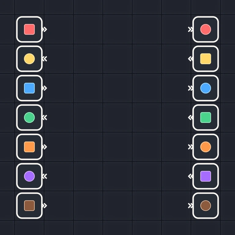 Original Tiny Trains level 23 puzzle board