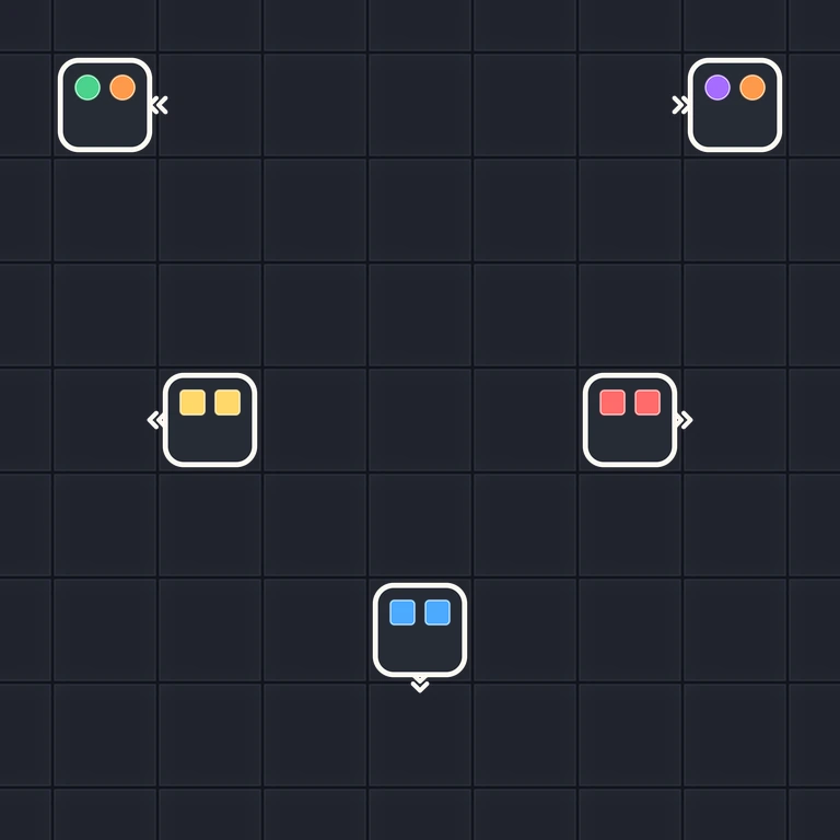 Original Tiny Trains level 50 puzzle board