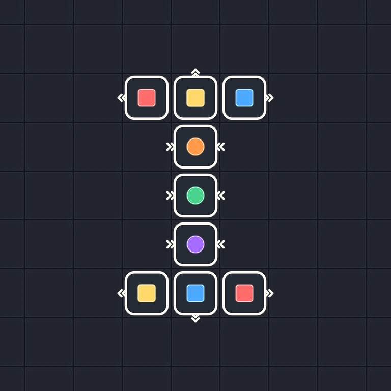 Original Tiny Trains level 58 puzzle board