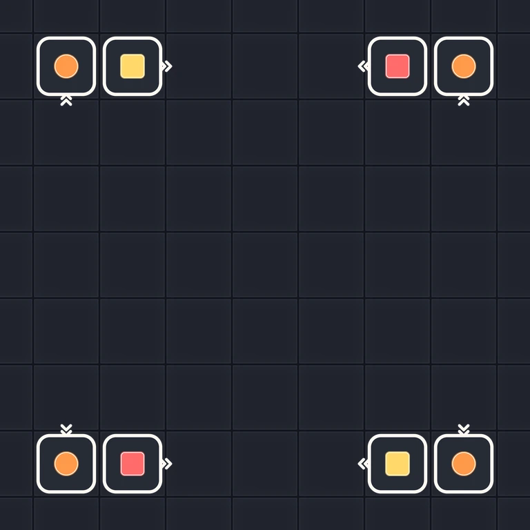 Original Tiny Trains level 62 puzzle board