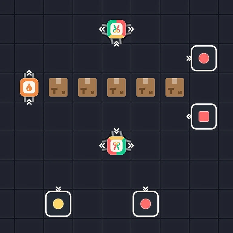 Original Tiny Trains level 112 puzzle board