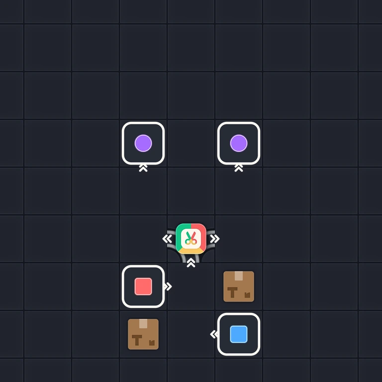 Original Tiny Trains level 116 puzzle board