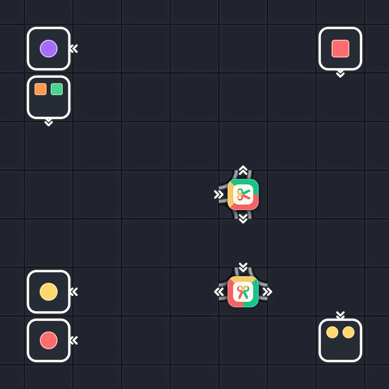 Original Tiny Trains level 117 puzzle board