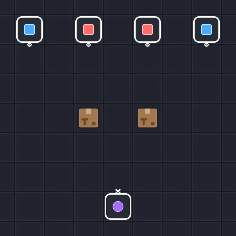 Original Tiny Trains level 120 puzzle board