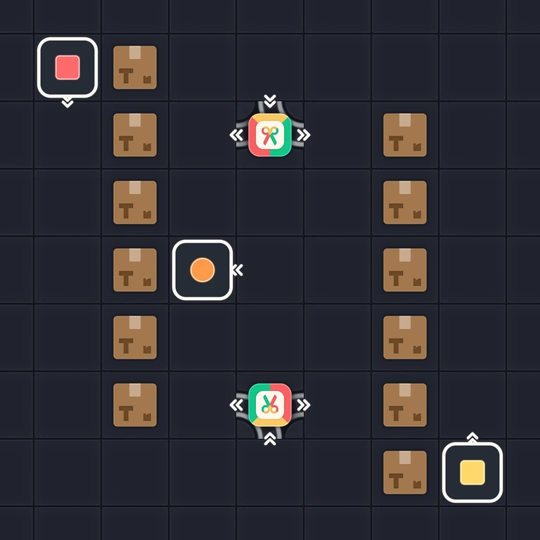 Original Tiny Trains level 121 puzzle board