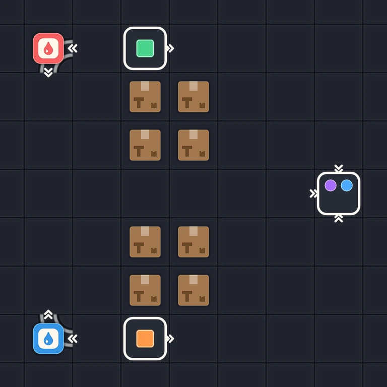 Original Tiny Trains level 122 puzzle board