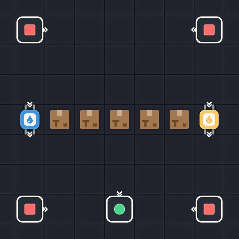 Original Tiny Trains level 125 puzzle board