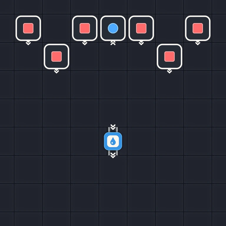 Original Tiny Trains level 144 puzzle board