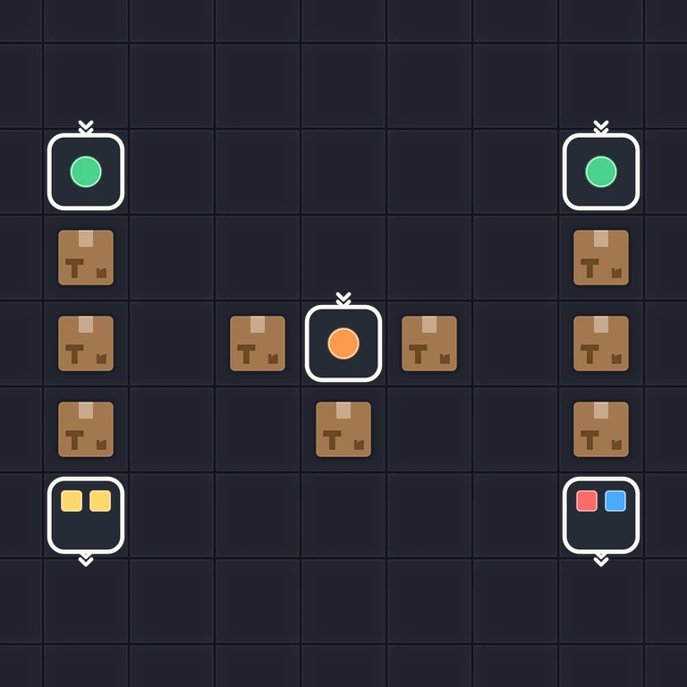 Original Tiny Trains level 150 puzzle board