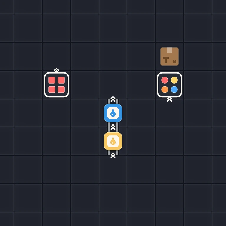 Original Tiny Trains level 172 puzzle board