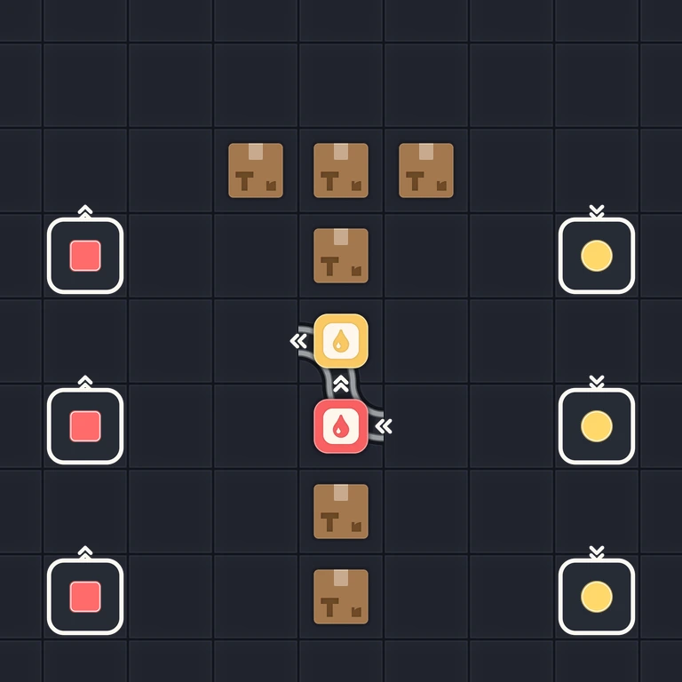 Original Tiny Trains level 178 puzzle board