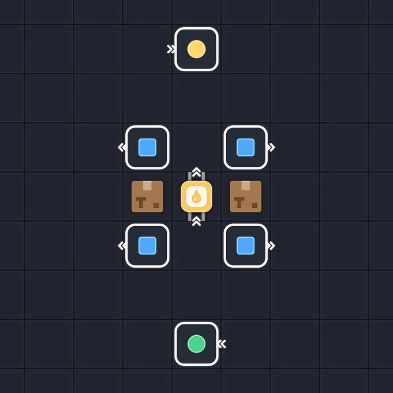 Original Tiny Trains level 189 puzzle board